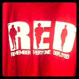 R.E.D Remember Everyone Deployed T-Shirt